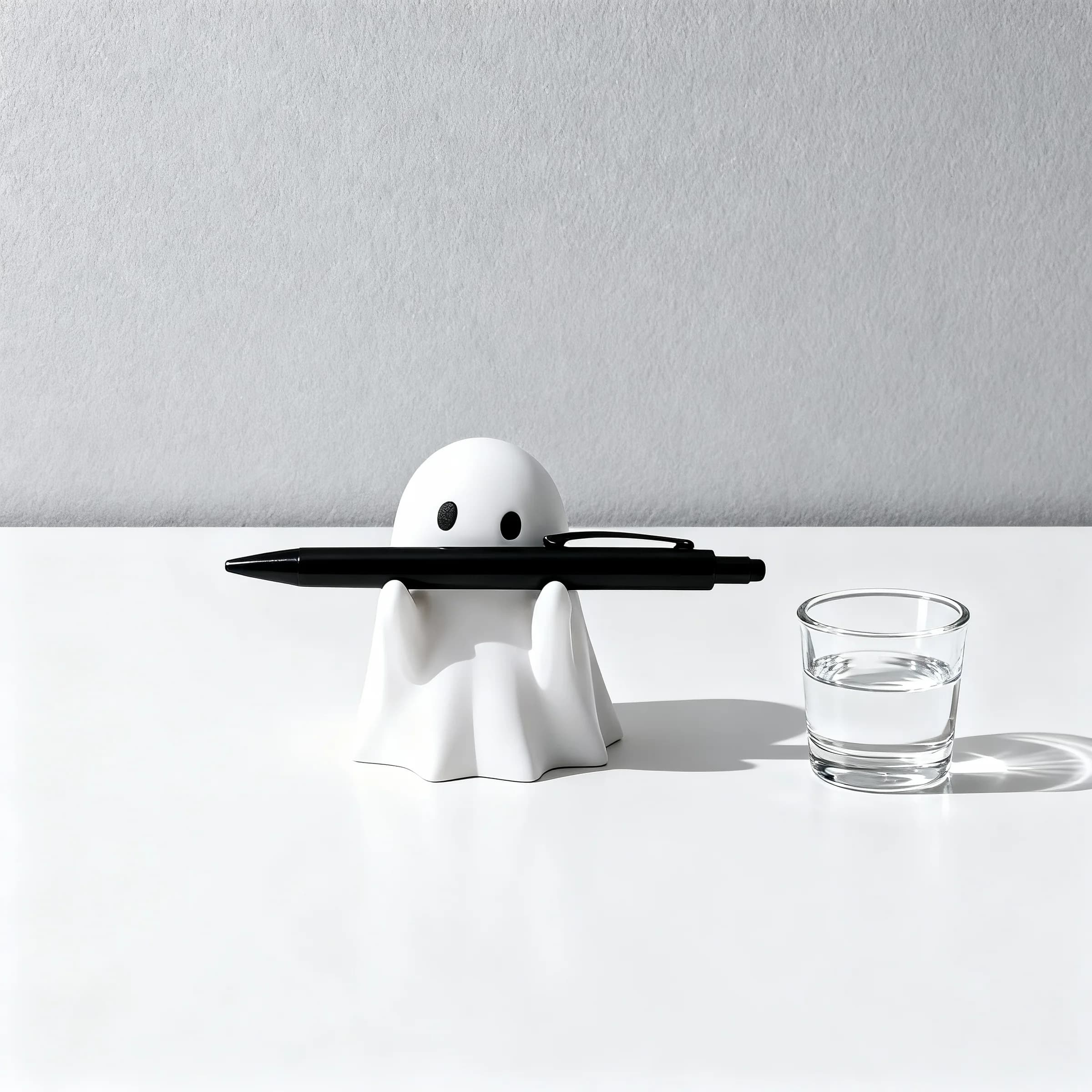 he's got you. and your pen.