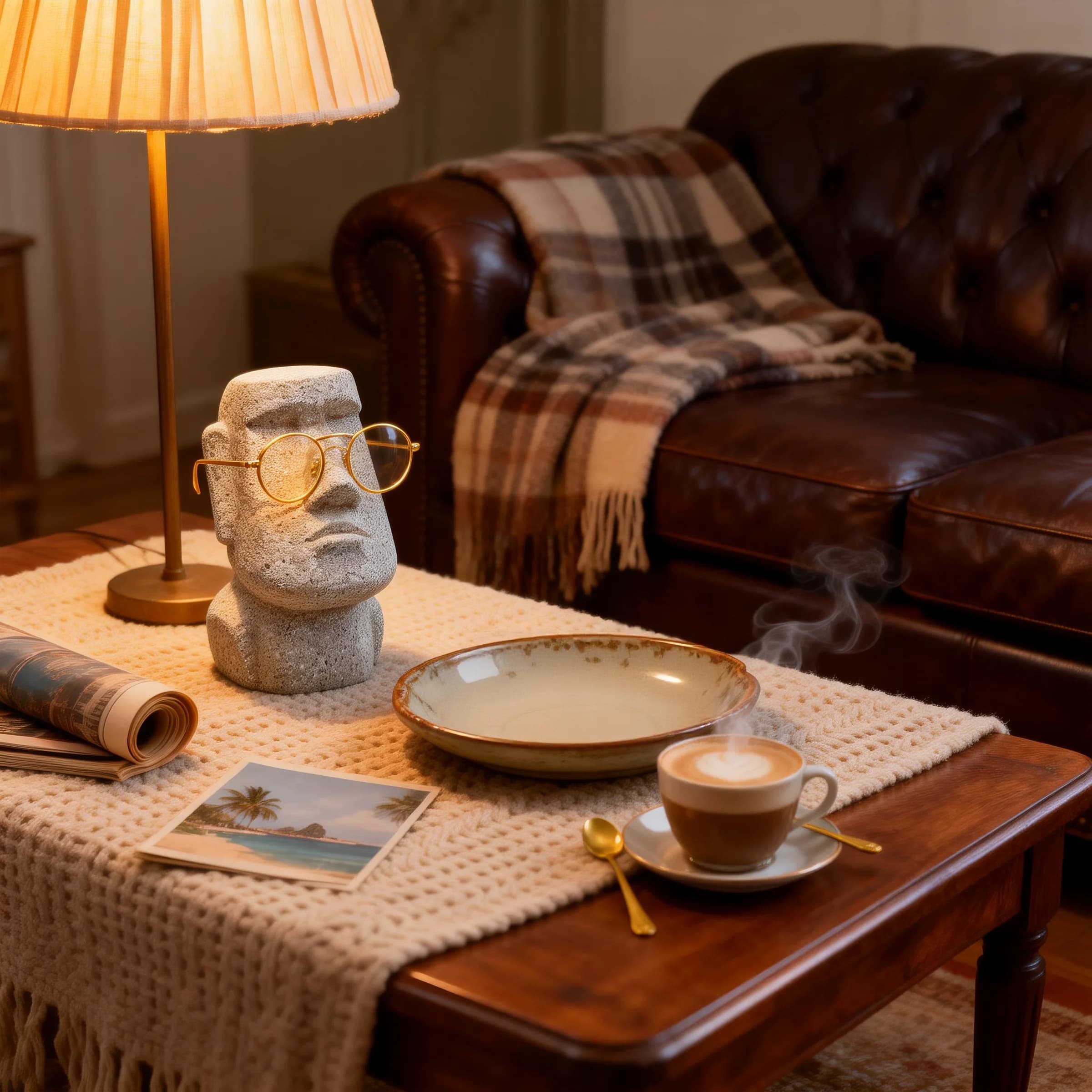 Ancient wisdom: keep your glasses with me and you won't lose them again.