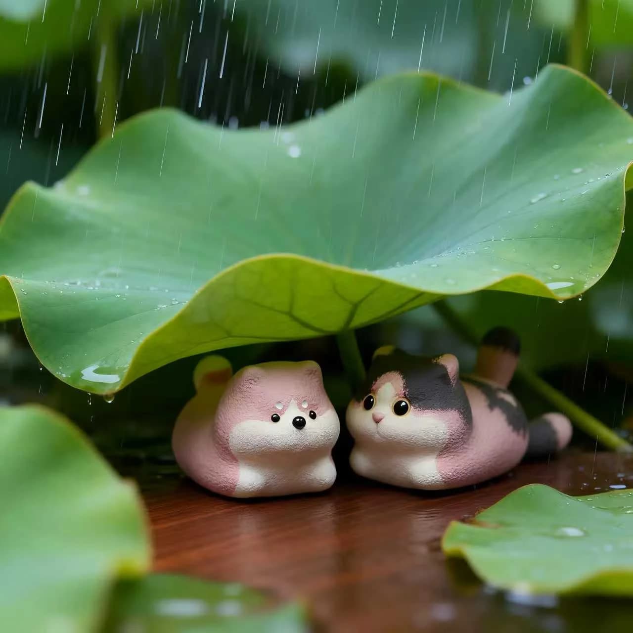 Ancient Clay. Modern Loaf. A Cat Made Of Tea History.